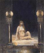 Fernand Khnopff Of Animality France oil painting artist